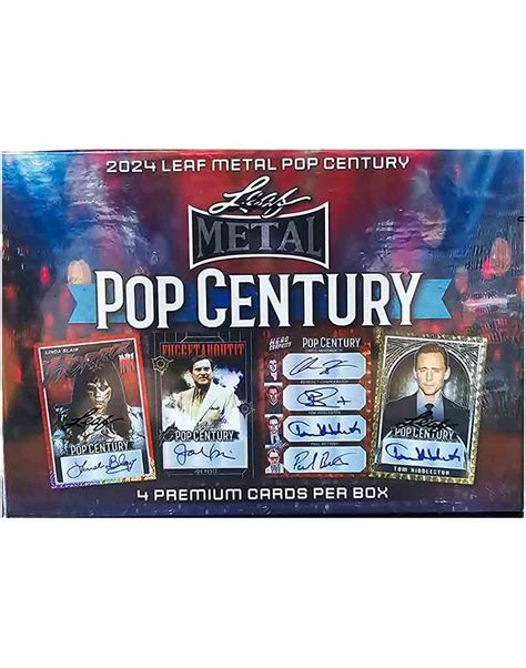 2024 leaf metal pop century hobby box|leaf metal pop century checklist.